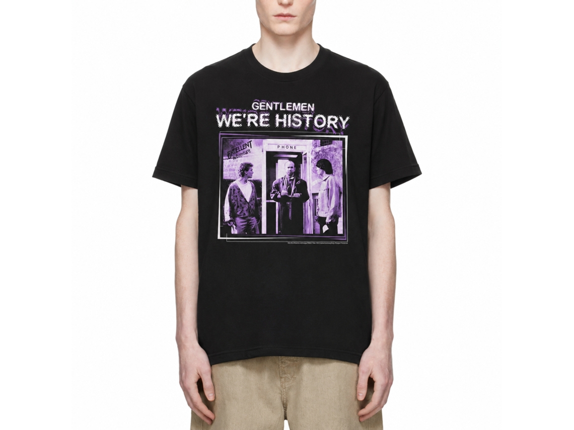 Rockinstone Bill And Ted Gwh Black Adult T-shirt Size:xl