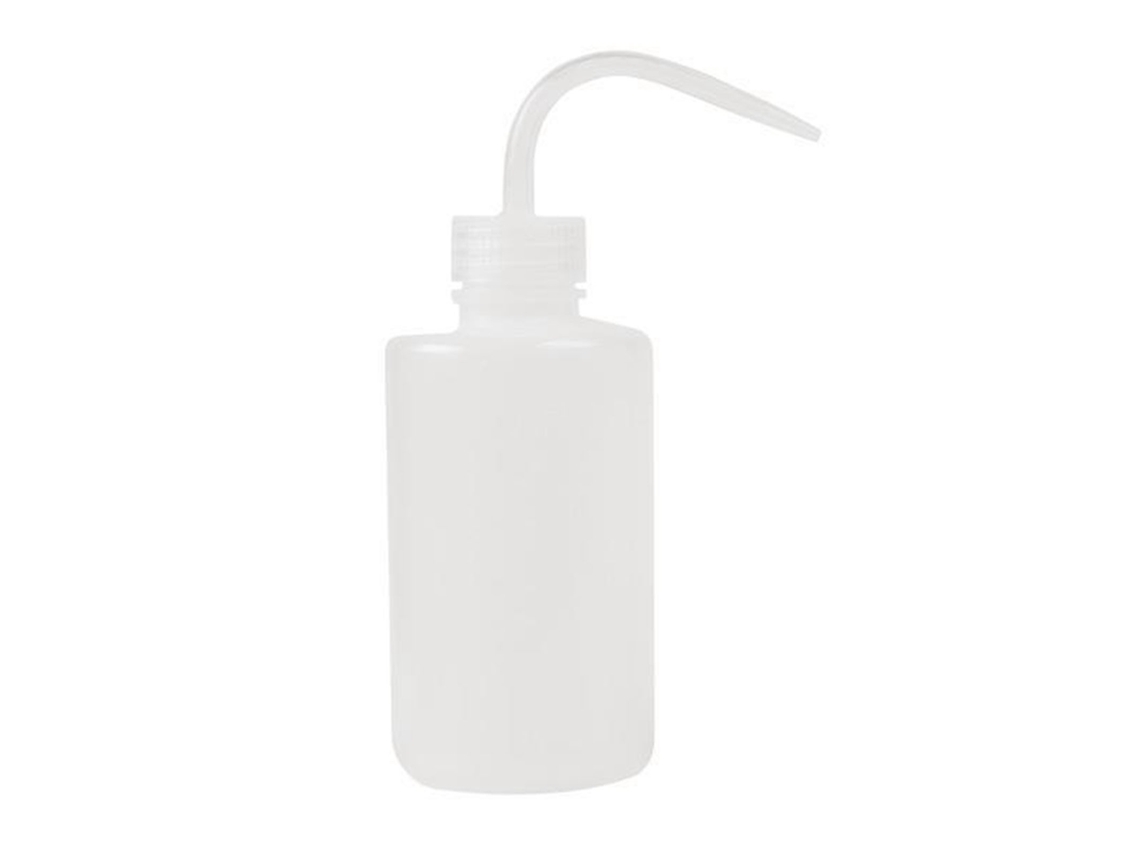 Garrafa De Lava Tatuagem 250ml Portátil Com Bico Curvo Garrafa De Squeeze Plástica Branca Ferramenta