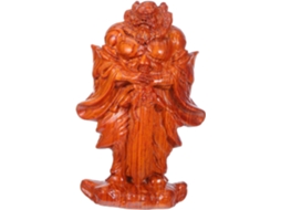Estátua De Madeira Feng Shui Para Decoração De Casa, Estátua De Divindade Guardiã Chinesa, Estatueta Chinesa Zhongkui, Ornamento. Gokoco