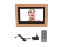 Quadro de fotos digital de madeira 7 polegadas IPS HD, com controle remoto inteligente com Marca