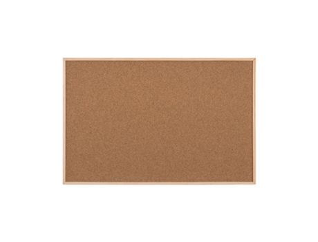 Quadro De Cortiça Earth New Basic Bi Office 585 X 385 Mm, Moldura De Pinho Natural Sf1210010115