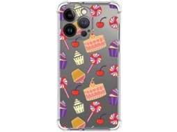 Capa iPhone 13 Pro (6.1) TUMUNDOSMARTPHONE Doces 01 Desenhos Multicor