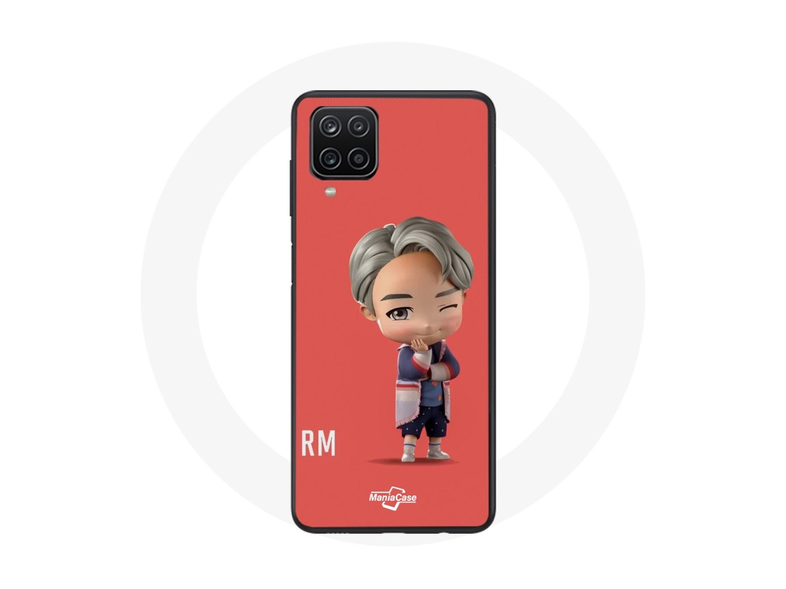 Capa para Samsung Galaxy A12 BTS TinyTAN animação RM