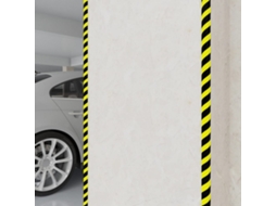 Vidaxl Protetores De Canto 2 Pcs 4x3x100 Cm Pu Amarelo E Preto