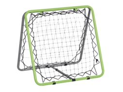 Reboteiro multiesporte S/MARCA, ajustável, com 5 níveis, metálico, 75x75x64 cm verde/preto