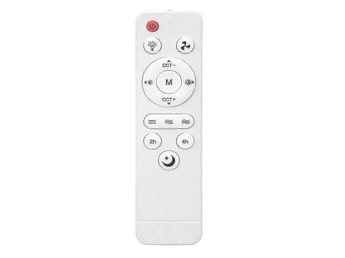 Lâmpada Ventoinha E27 Com Controle Remoto, Dimmer E Mudança De Cor, Compatível Com Ventoinhas E27