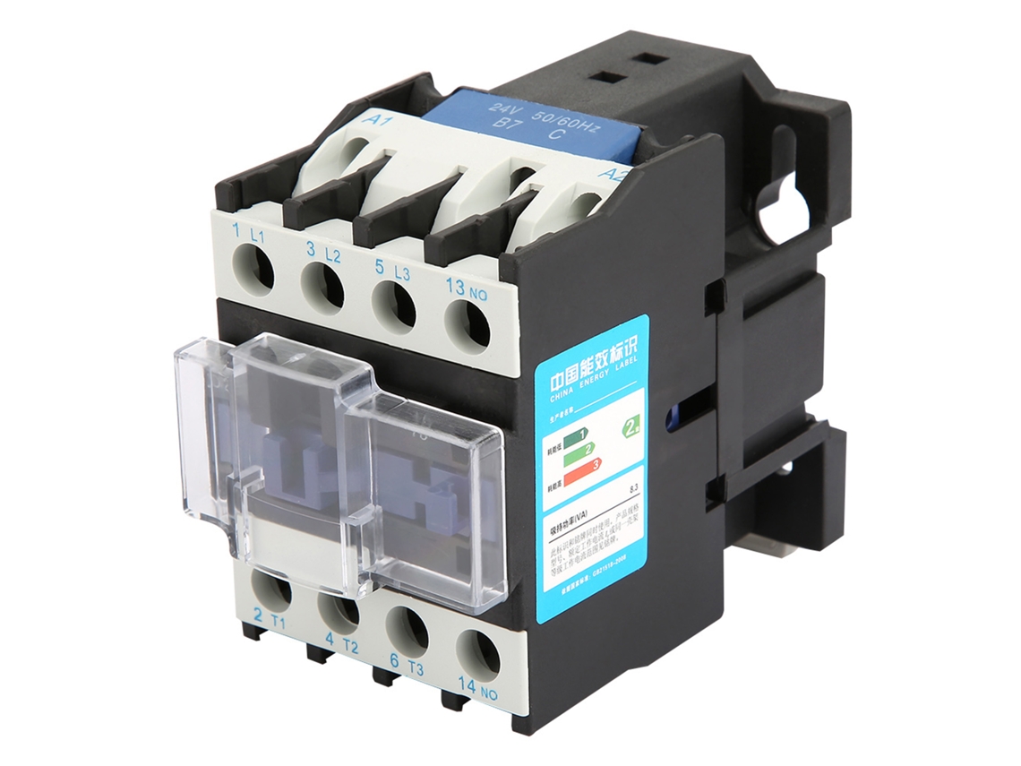 Laxiscreed Contactor Eléctrico Industrial 24v Ac Para Montagem Em Rail