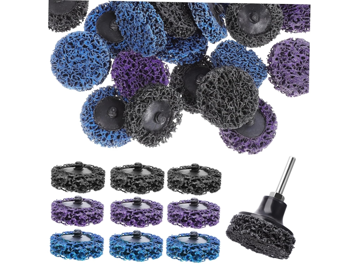 Conjunto De Discos Polimento Nylon Para Esmerilhadeira Angular