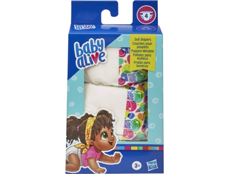 Fraldas para Boneca  Pack 4 (Idade Mínima: 3 anos)