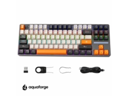 Teclado Mecânico Tri-modo Rgb 87 Teclas