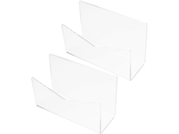 Organizador de Correspondência Mesa em Acrílico Transparente Amosfun, Suporte Multiuso para Exibir Documentos