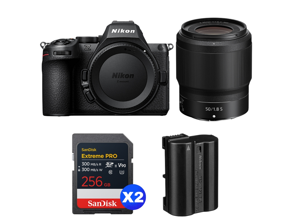 Z5 Ii + 50mm F/1.8 S + 2 Sandisk 256gb Extreme Pro Uhs ii Sdxc + Nikon En el15c + Ebook “20 Dicas para Fotos Que Impressionam” NIKON