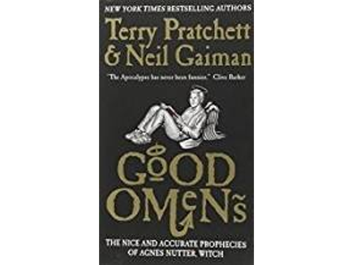 Livro Good Omens de Neil Gaiman e Terry Pratchett (Inglês)