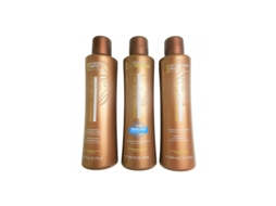 Pack De Alisamento Brasil Cacau Brazilian Eco Keratin 3 Produtos (3x300ml)