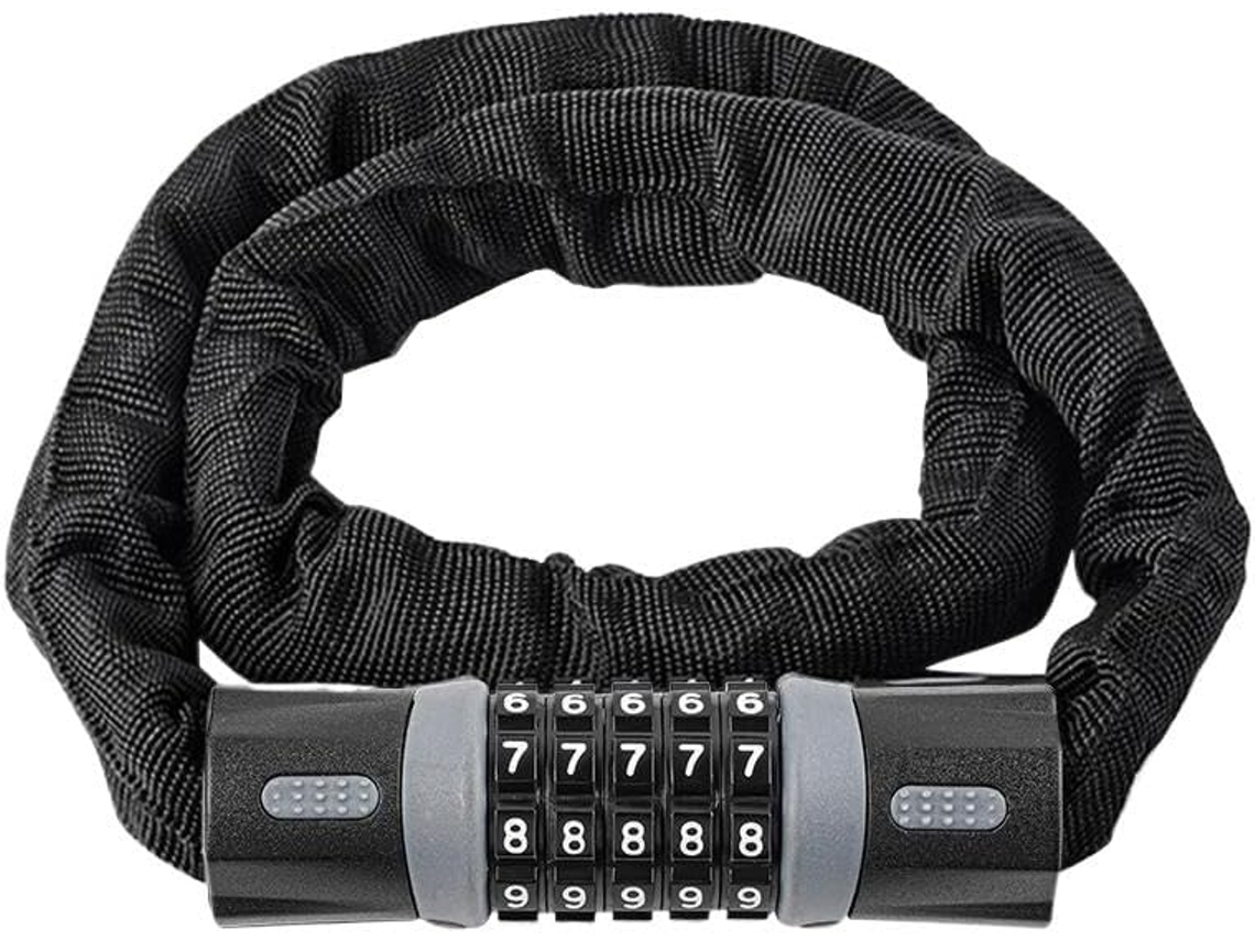 Cadeado Para Bicicleta Com Combinação De 5 Palavras, Cadeado Digital