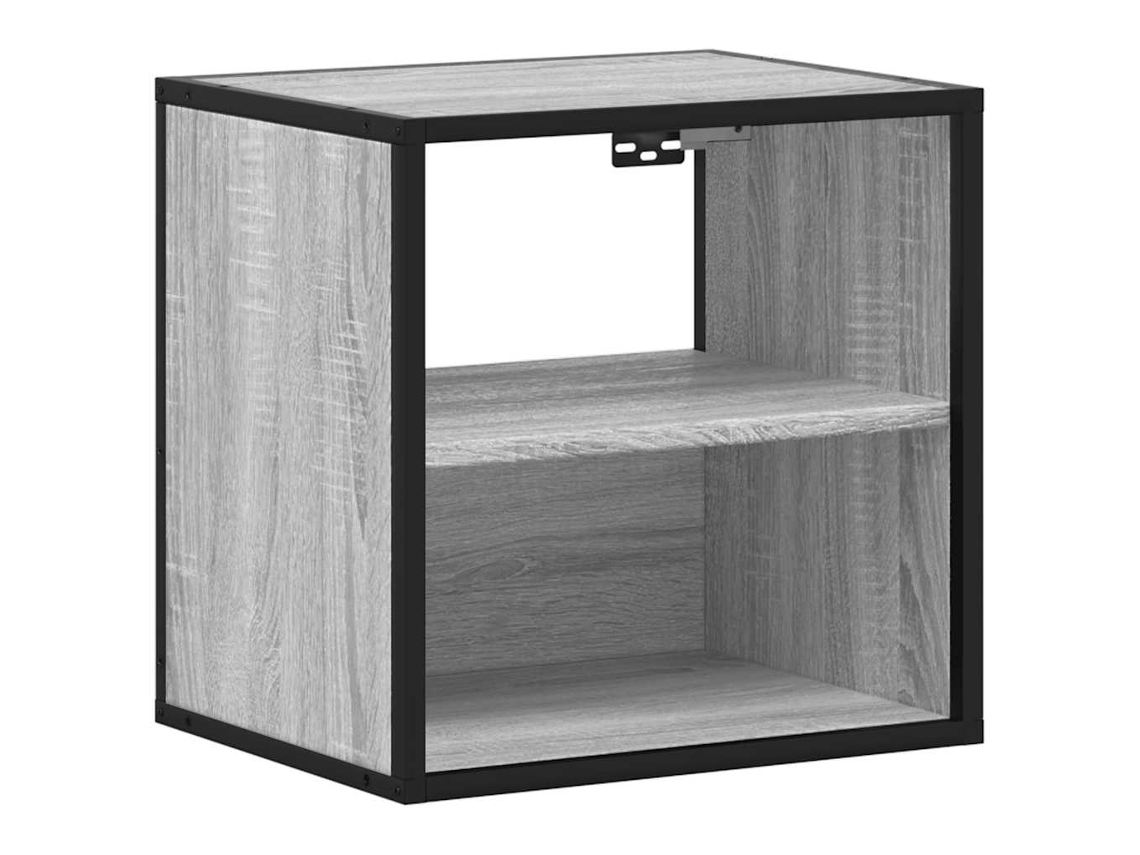 Mesa de Cabeceira de Parede Cinzento Sonoma MAISON EXCLUSIVE (40x31x39,5 cm)
