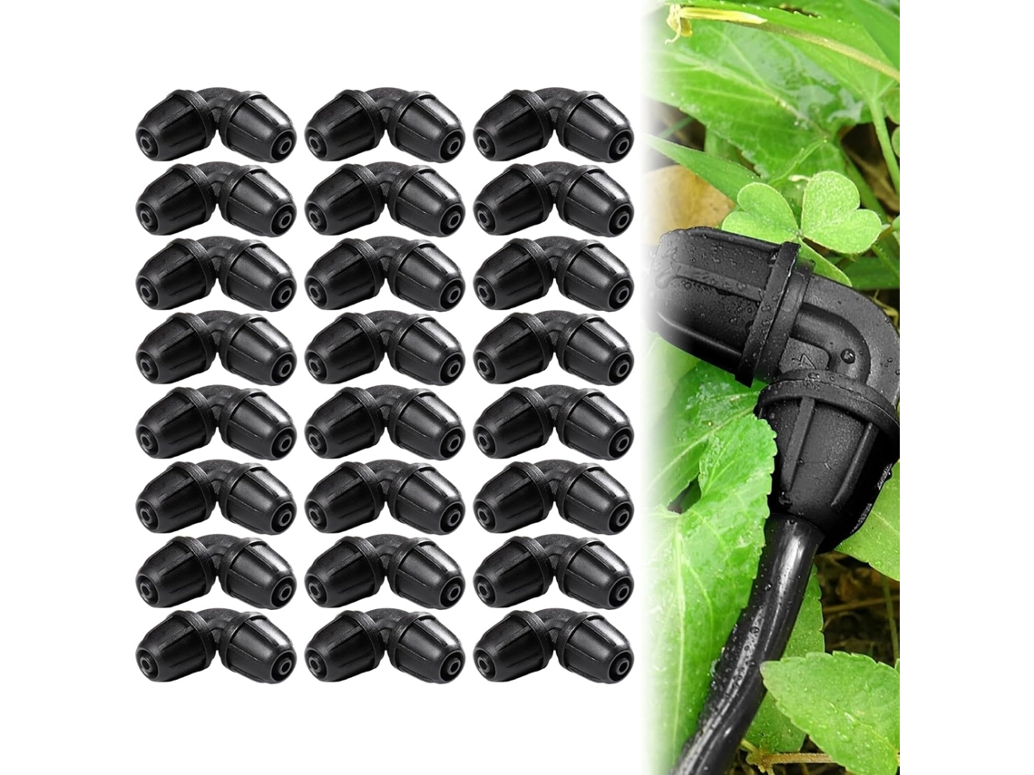 Conjunto De 24 Peças Conexões Cotovelo Com Farpa 1/4", Conectores
