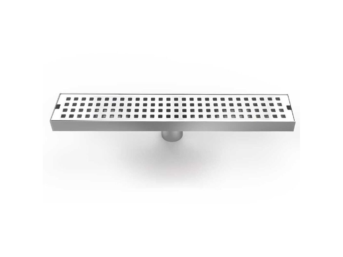 Ralo Chuveiro Inox 30cm com Filtro Cabelo AQUAFORGE