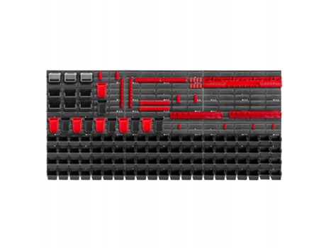 Painel de ferramentas de parede Kadax Garage 174x78 cm 93 caixas 20 alças