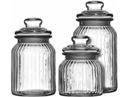 Pote De Vidro Transparente Yardwe 950ml Com Tampa Hermética Para Armazenamento Chá E Farinha, Ideal Para Uso Doméstico