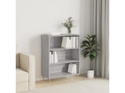 Vidaxl Estante 69,5x32,5x90 Cm Derivados De Madeira Cinzento Sonoma