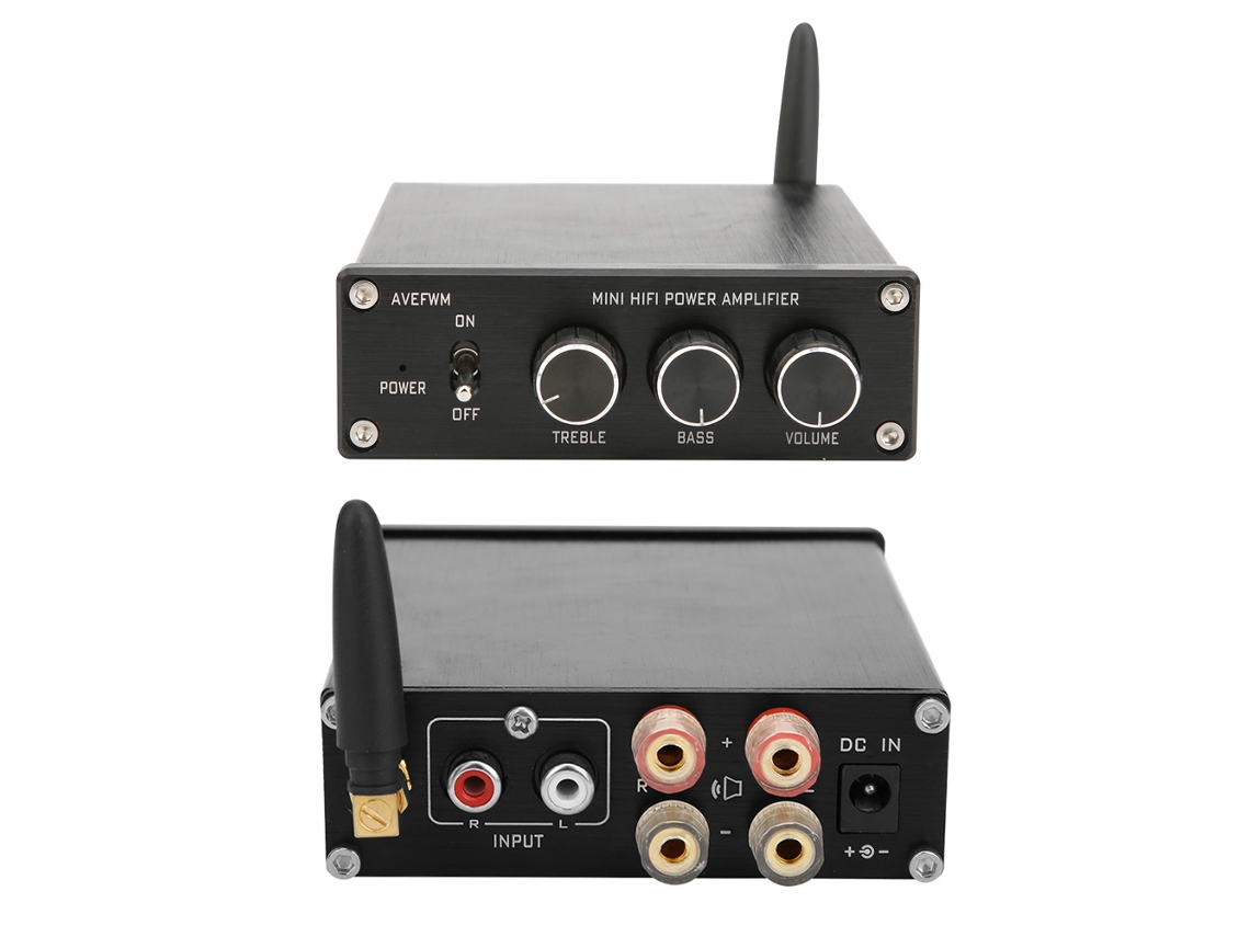 Laxiscreed Amplificador De Potência Hifi Stereo Com Bluetooth 5.0 - Alta Qualidade