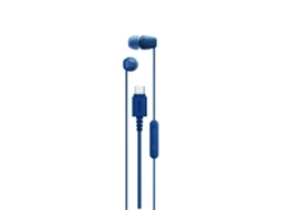 Auriculares com Fio SONY IER-EX15C L (In Ear - Microfone - Azul)