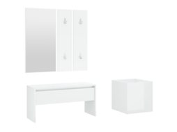 Hallway Furniture Set, Hallway Furniture Sets Vidaxl Branco Madeira Processada (n/a)