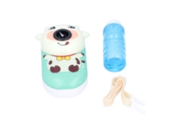 Máquina De Burbujas Infantil Electrónica Com Luz E Música Divertida Câmara De Burbujas Verde