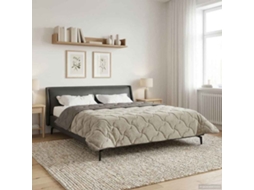 Vidaxl Duvet De Ano Inteiro Colchonete Cinzento-claro 220 X 260 Cm