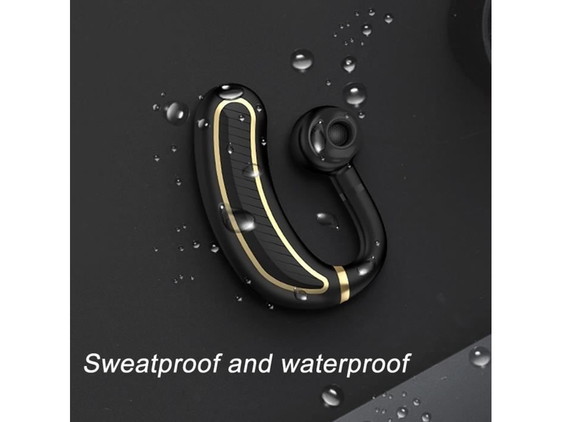 HURRISE K21 Fones de Ouvido Intra-Auriculares 5.0 Fio In-Ear Headset Handsfree Earphone Business Video Walkman Gold