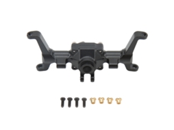 Mali carcaca de Eixo Dianteiro Cnc em Liga de Aluminio Anodizado para Carro Rc Fms Fcx24 1/24 Preto