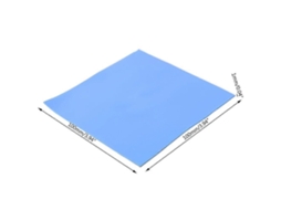 Placa De Condução De Calor 100x100x1mm Condutividade Térmica Não Condutiva Resistência Ao Calor Slowmoose