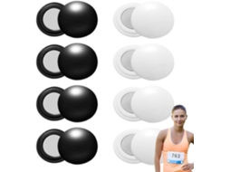Ímãs Para Números De Corrida | 8 Pares De Fechos Numerados Para Esportes Sistema De Fixação Segura Gokoco