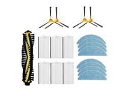 Escova Lateral Exvac650, 19 Unidades Para Mamibot Exvac650 Platinum / Exvac660 / Exvac680s / Exvac880 Aspirador Main Esfregona