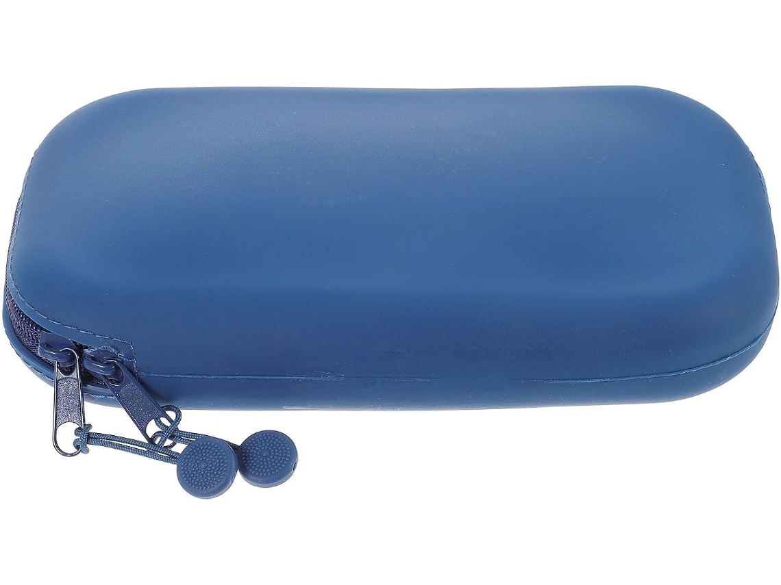 Étui À Crayons En Silicone Bleu Grosse Capacité Rentrée