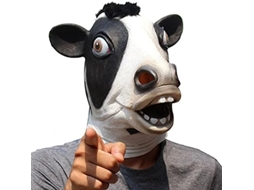 Máscara De Cabeça De Vaca Engraçada Para Adultos