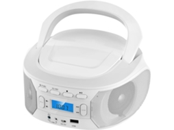 Leitor Cd Portátil Vbestlife Com Carregamento Superior, Bluetooth, De Mp3 Usb, Rádio Fm Com Vários Modos De