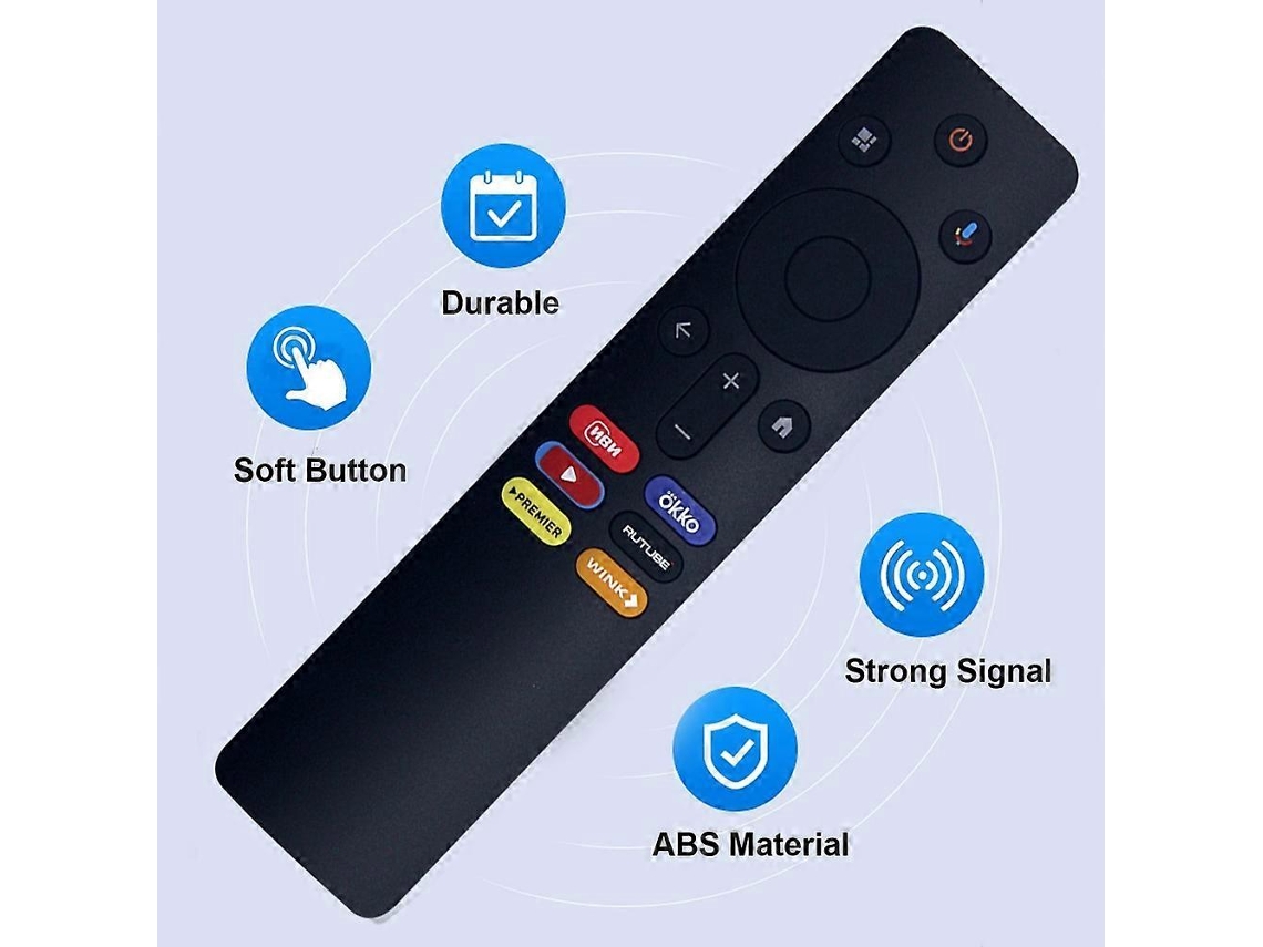 Controle Remoto De Voz Xmrm-n5 Para Smart Tv Android Xiaomi.