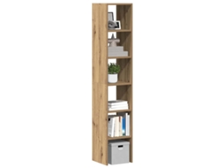 2 Pcs Estante Para Livros | Gabinete De Livros | Estantes Empilháveis 30x30x80 Cm Derivados De Madeira