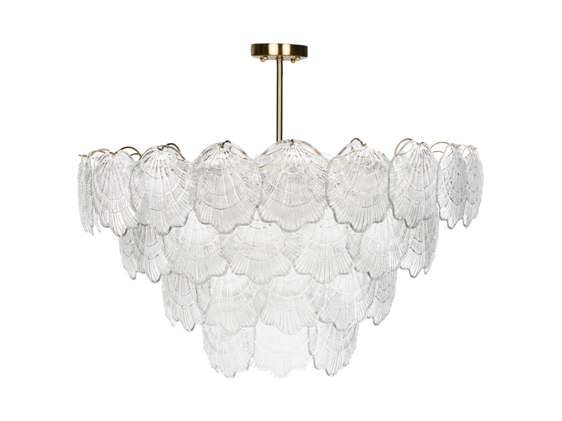 Lustre Beliani Temash De Vidro Latão 80x80x64