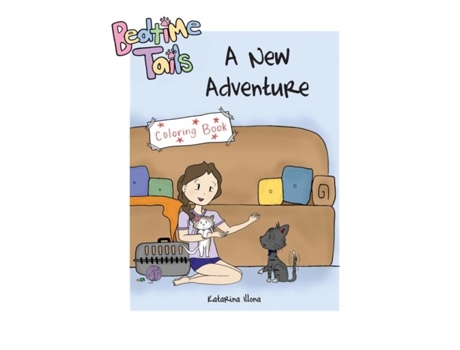 Livro Bedtime Tails A New Adventure Coloring Book De Katarina Illona (inglês)