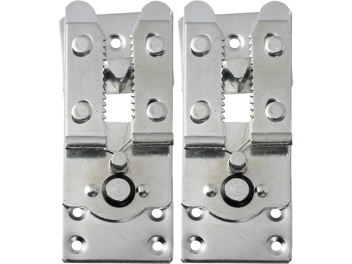 Conectores De Encaixe Para Sofá Modular, Ferro Prateado, Suporte Modular Seguro, Pacote Com 2 Peças Para Móveis De Sala