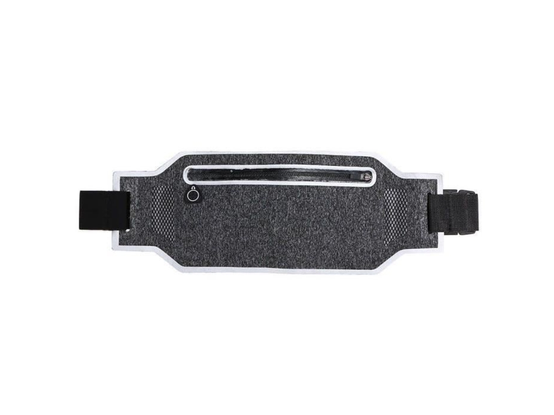 Bolsa De Cintura Impermeável Para Esportes, Corrida, Caminhada, Motociclismo, Ciclismo, Compatível Com Asus Zenfone Pegasus 4s Cinza