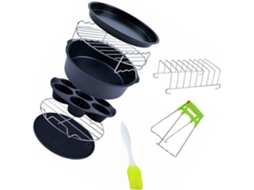 De Acessórios Para Fritadeira A Ar Com 9 Peças, 15 Cm, Antiaderente, Multifuncional Para Assar Cupcakes, Pizzas E Gokoco