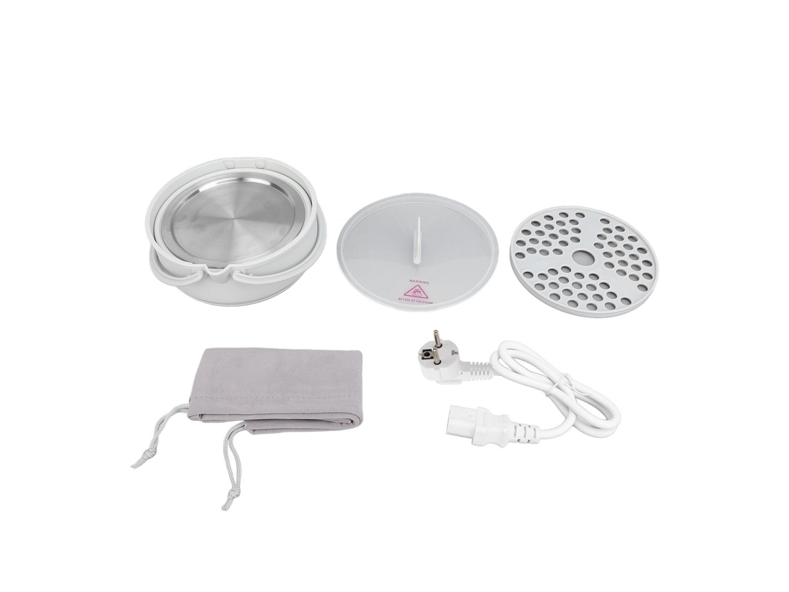 Fogão Elétrico Dobrável de Viagem, 0,8L, 100-240V, Panela Elétrica, Base SUS304 | S/MARCA