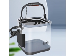 Cubo de Pesca Transparente Eva Plegável com Alça
