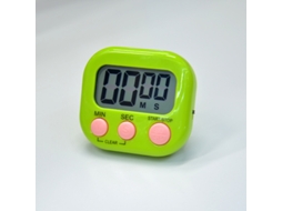 Timer Digital Verde, Contagem Regressiva Compacta Para Cozinha E Academia