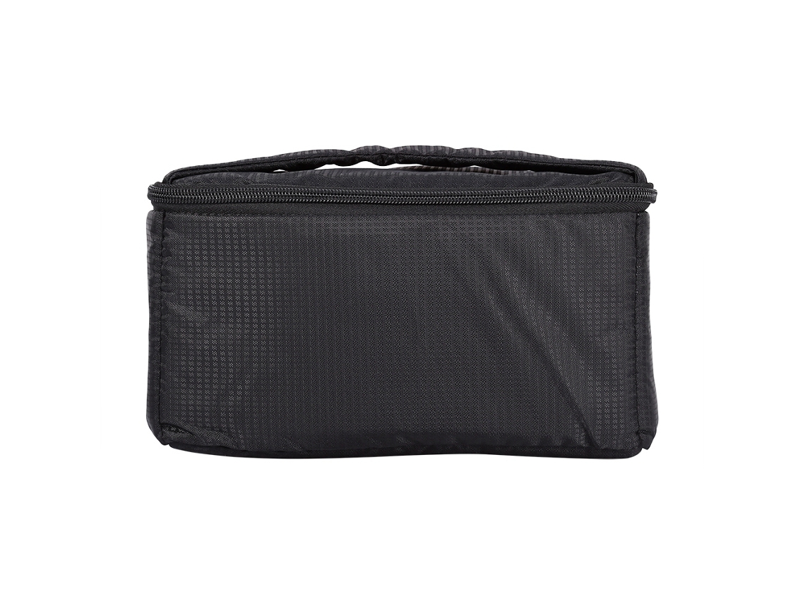 Bolso Portátil Para Lentes De Câmera Com Zíper E Recheio Protetor Estojo Para Lentes