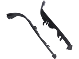 Difusor de Para choque Traseiro, Spoiler Inferior, Estilo Preto, 4 Peças, Lábio do Spoiler. SFUSHOS